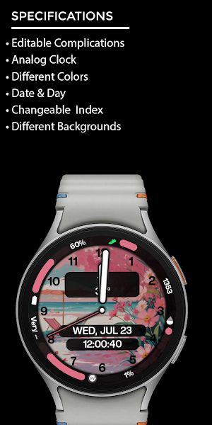 Night 112 - watch face Screenshot 3