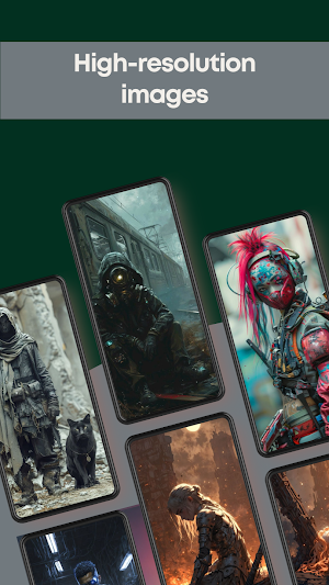 Dystopian Heroes 4K wallpaper Screenshot 2