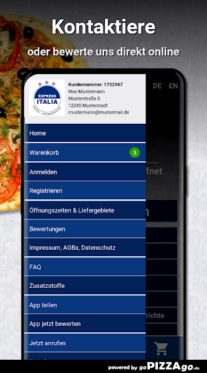 Pizza Express Italia Wadgassen Screenshot 2