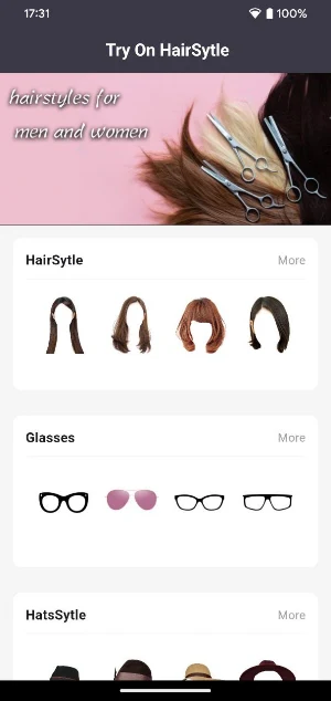 Try On Hairstyle - haircut Screenshot 0