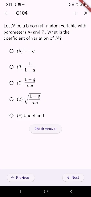 Actuarial Exam App Screenshot 0