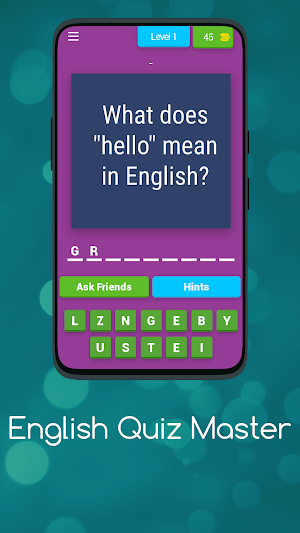 ENGLISH QUIZ MASTER Screenshot 0