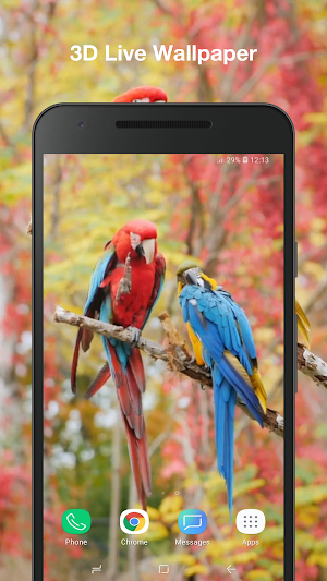 Beauty Birds Live Wallpaper Screenshot 3