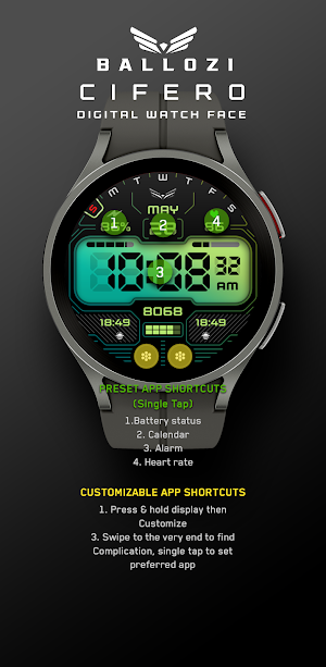 BALLOZI CIFERO Watch Face Screenshot 3