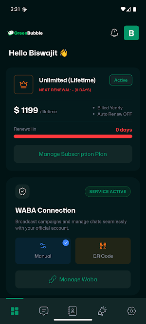 GreenBubble Screenshot 1