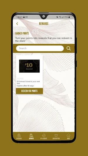 Parker Rewards Screenshot 2