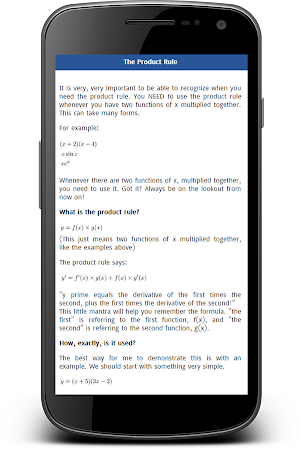 Calculus Tips and Tricks Screenshot 1
