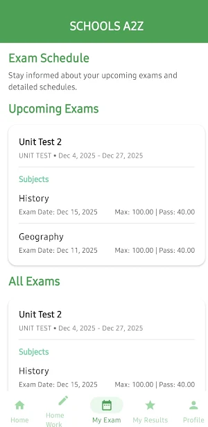 Schools A2Z Screenshot 2