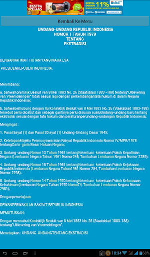 Undang-Undang Ekstradisi Screenshot 2