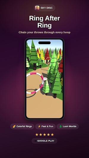 Sky Disc: Fling & Ring Toss Screenshot 1