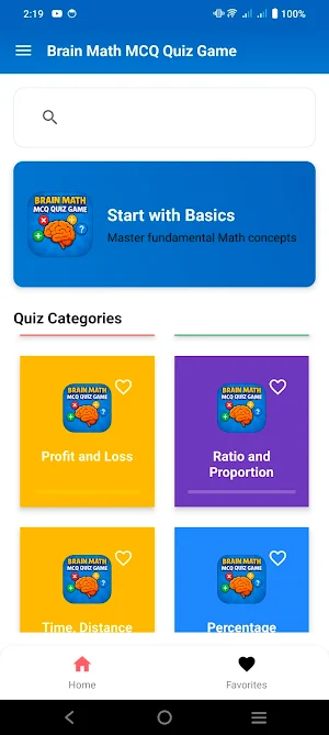 Brain Math MCQ Quiz Game Screenshot 3
