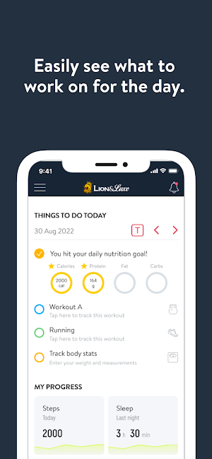 Lion and Luxe Fitness Screenshot 3