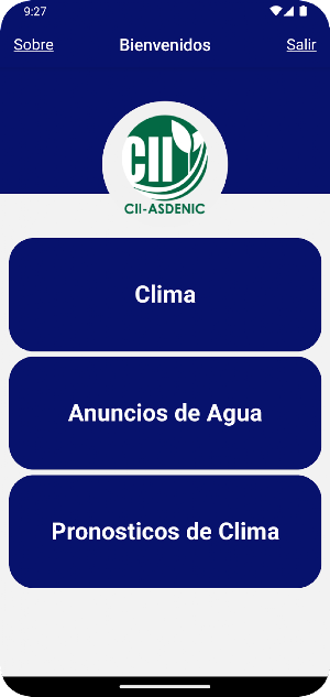 NicaAgua: ASDENIC Clima Screenshot 2