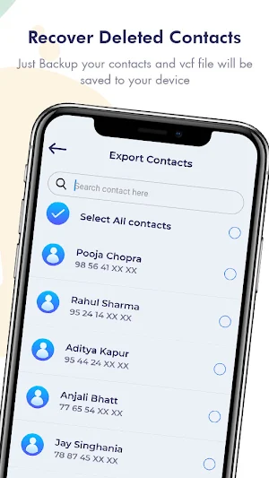 Contact Backup & Restore Screenshot 2