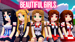 Anime Girls Mod for Minecraft Screenshot 3
