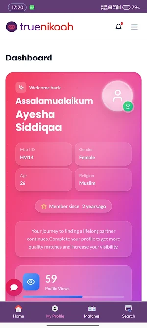 TrueNikaah Screenshot 1