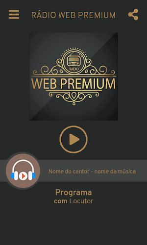 Rádio Web Premium Screenshot 1