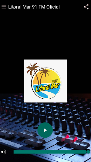 Litoral Mar 91 FM Oficial Screenshot 2