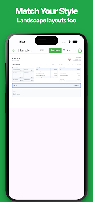 Simple Payslip Screenshot 2
