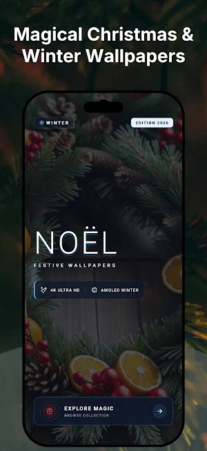 Christmas Winter Wallpaper Screenshot 0