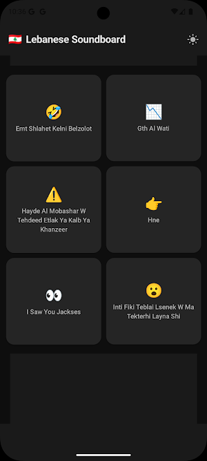 Lebanese Soundboard Screenshot 1