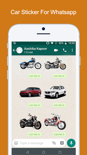 Car Stickers For Whatsapp Screenshot 3