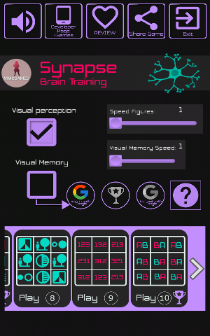 Synapse - Photographic Memory brain training Screenshot 1