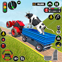 Animal Transport Truck Driving