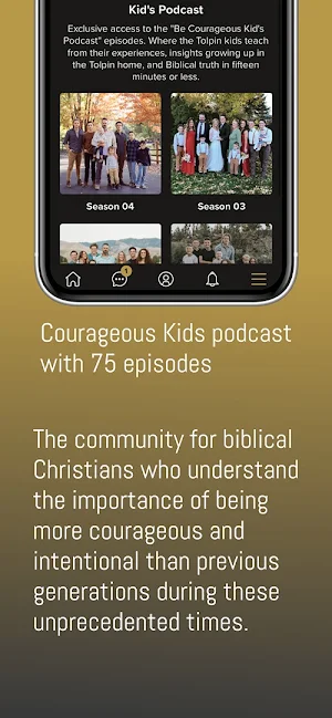 BE COURAGEOUS APP Screenshot 3