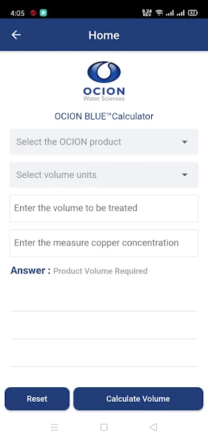 Ocion Water Sciences Screenshot 2