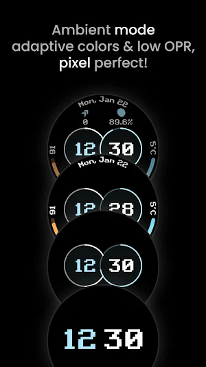 Gamer V1: Wear OS 4 watch face Screenshot 3