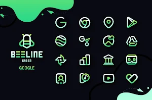 BeeLine Green Iconpack Screenshot 2
