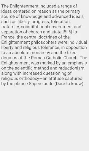 Influences and major thinkers Screenshot 1