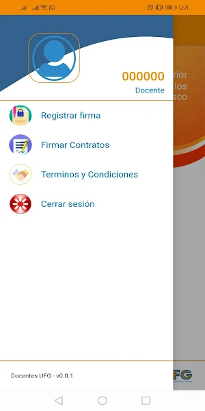 Docentes UFG Screenshot 1