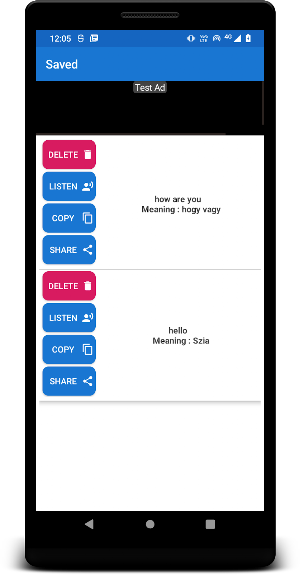 English Hungarian Translator Screenshot 2