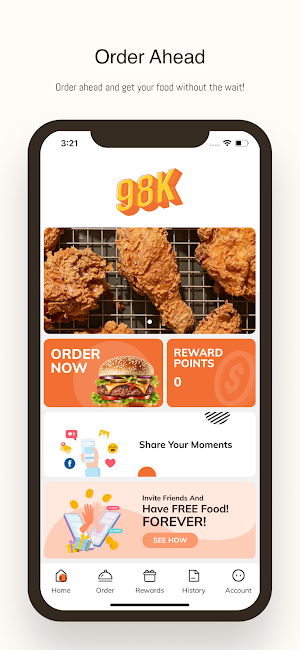 98k Fried Chicken & Sandwich Screenshot 0