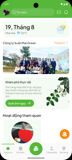 Hộ chiếu VQG Screenshot 1