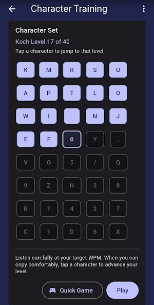 CW (Morse) Complete Trainer Screenshot 1