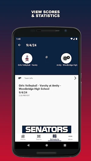 Brien McMahon Athletics Screenshot 2