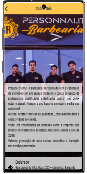 Personnalite Barbearia Screenshot 2