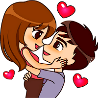 Love Story Stickers WASticker