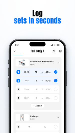 Reps: Gym Routine Planner Screenshot 3