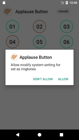 Crowd Cheering Sound and Applause Button Screenshot 2