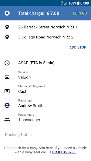 Enterprise Taxis Screenshot 1