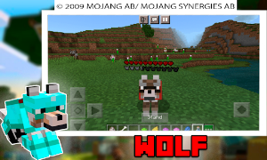 Mod Wolf Armor Craft for Minecraft PE 🐺 MCPE Mods Screenshot 3