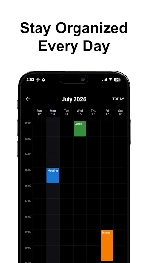Calendar Screenshot 2