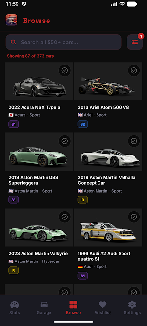 Forza Horizon 6 Car Tracker Screenshot 0