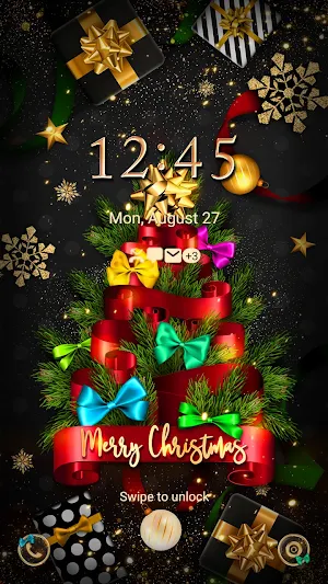 Christmas Ribbon - Wallpaper Screenshot 1