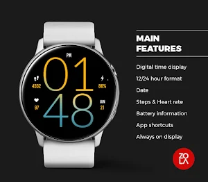 Fresh Yellow Light Watch Face Screenshot 1