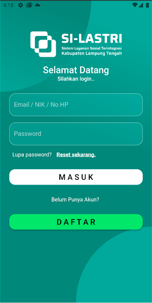 Si-Lastri Kab. Lampung Tengah Screenshot 1